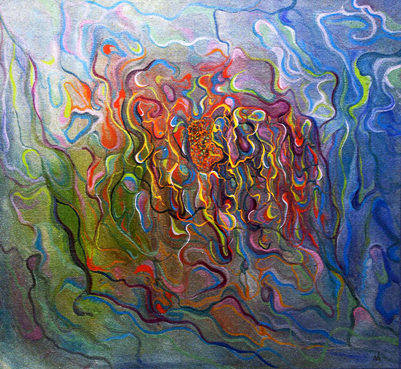 «Енергія думок». 2014. Полотно, олія